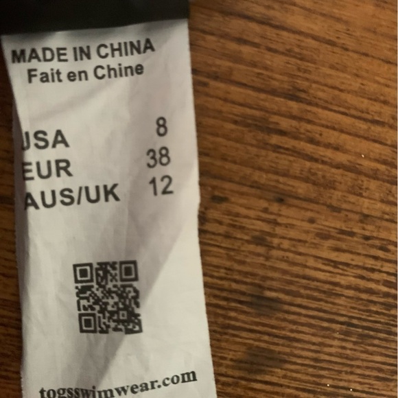 Togs of Australia Swimwear Floral Green Pink Slimming One Piece Sz 8 - Picture 4 of 6